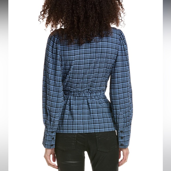 GANNI
Seersucker Wrap Shirt/ Jacket NWT - Picture 2 of 8